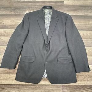 Ralph Lauren Mens Blazer 46L Blend Heather Gray Sport Coat Jacket Mint Condition